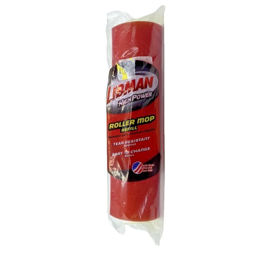 Libman High Power Roller Mop Refill Tear Resistant Sponge USA Sealed Cleaning